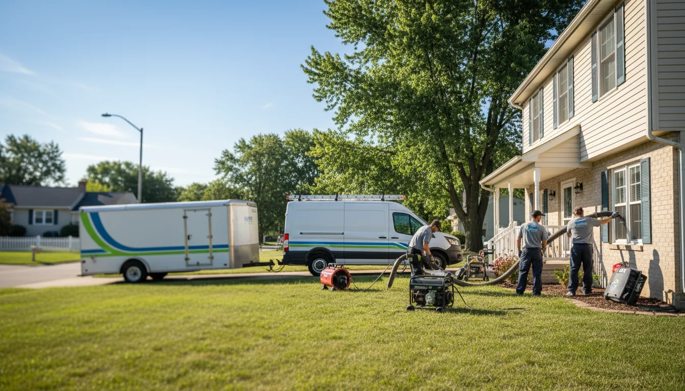 Flooded Basement Restoration And Cleanup With Repair in Hansboro, ND near me